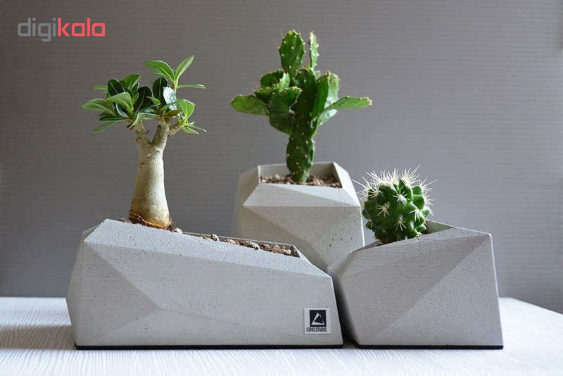 گلدان استودیو اشل مدل E1 مجموعه 3 عددی