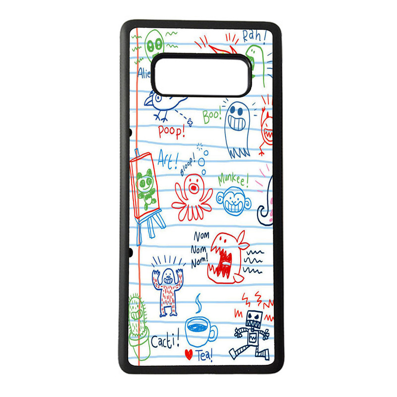 کاور طرح نقاشی کد 7230 مناسب برای گوشی موبایل سامسونگ galaxy note 8