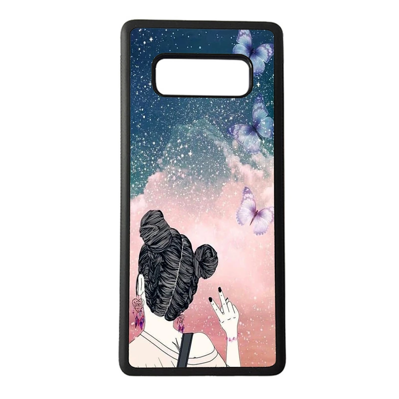 کاور طرح دخترانه کد 7236 مناسب برای گوشی موبایل سامسونگ galaxy note 8