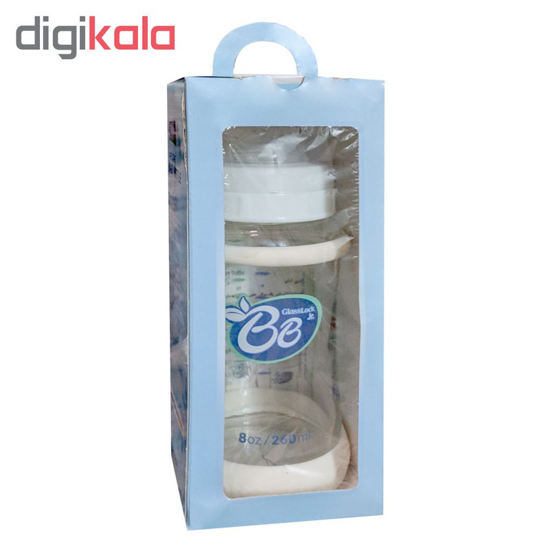 شیشه شیر گلس لاک مدل BB ظرفیت 260 میلی لیتر