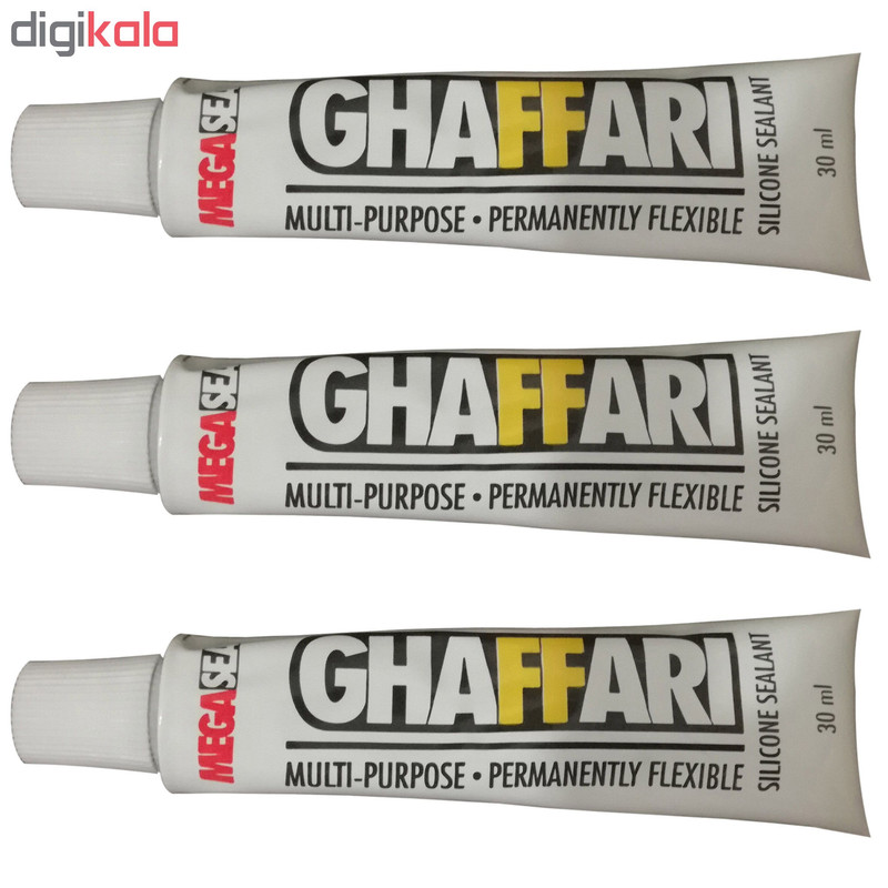 چسب آکواریم غفاری کد 03 وزن 30 گرم بسته 3 عددی