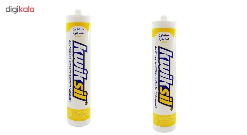 چسب آکواریوم کاسپین مدل kwiksil حجم میلی لیتر بسته 2 عددی