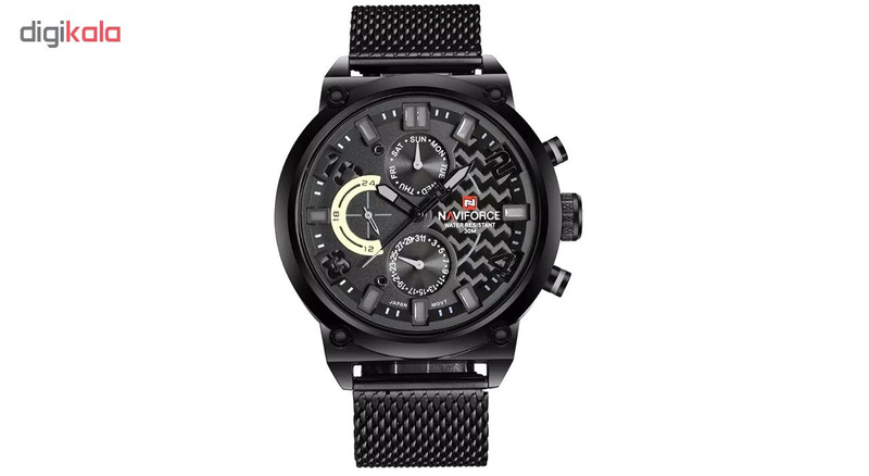 ساعت مچی عقربه ای مردانه نیوی فورس مدل NF9068SM BGYB