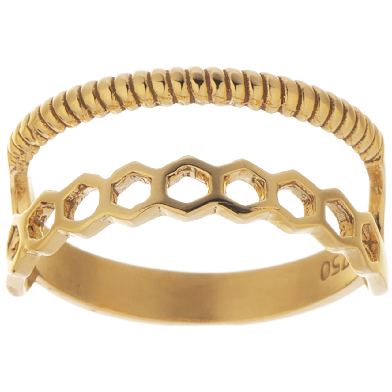 انگشتر طلا 18 عیار زرمان کد MR0292