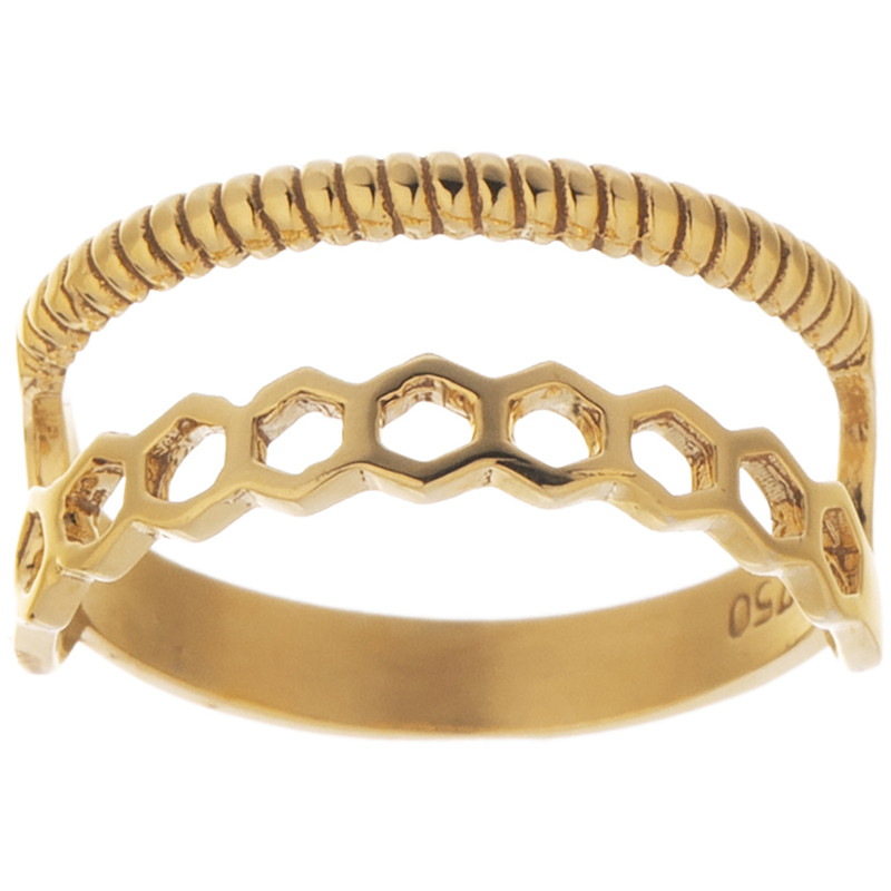 انگشتر طلا 18 عیار زرمان کد MR0292