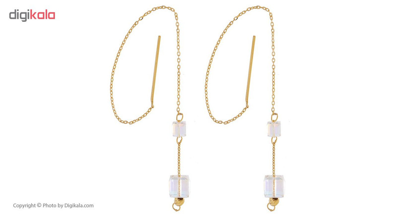 گوشواره طلا 18 عیار مایا ماهک مدل ME0794 - 2