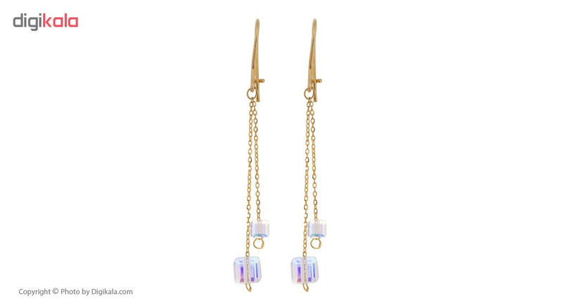 گوشواره طلا 18 عیار مایا ماهک مدل ME0795 - 2