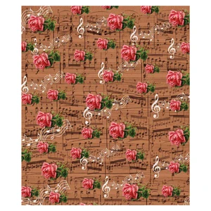 کاغذ کادو طرح موسیقی کد 194 بسته ی 5 عددی