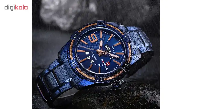 ساعت مچی عقربه ای مردانه نیوی فورس مدل NF9117SM BEBE