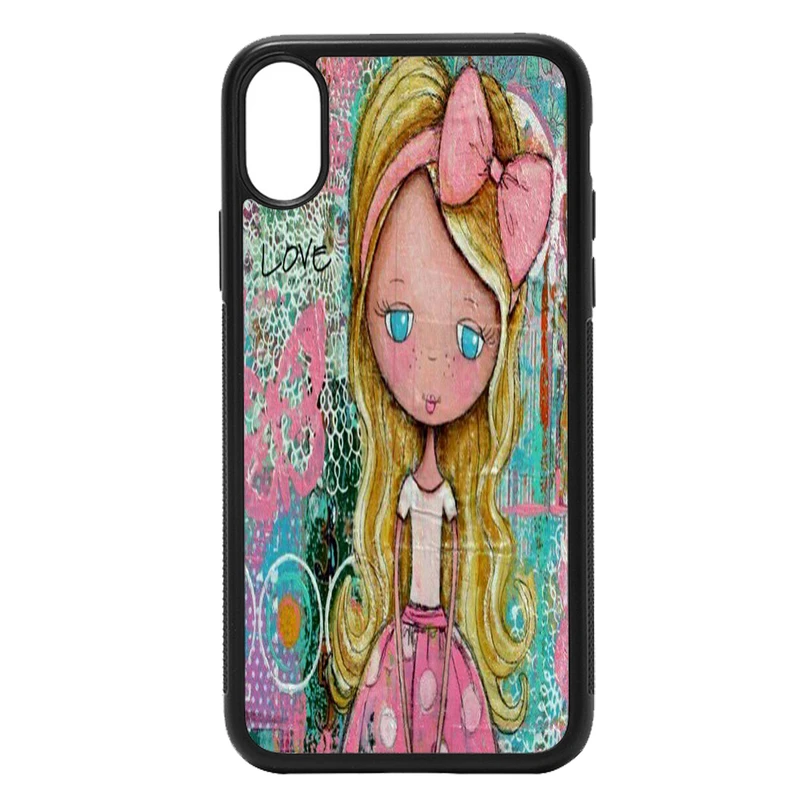 کاور طرح دخترانه کد 7402 مناسب برای گوشی موبایل اپل iphone xs max