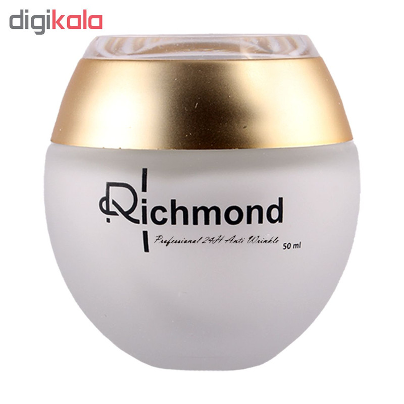 کرم ضد چروک 24 ساعته ریچموند مدل Anti-Wrinkle حجم 50 میلی لیتر