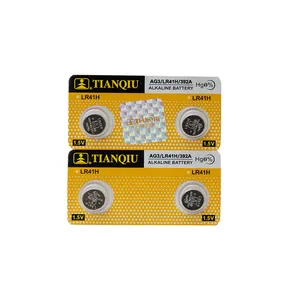 باتری ساعت تیانکیو مدل AG3 – LR 41 H Original بسته چهار عددی