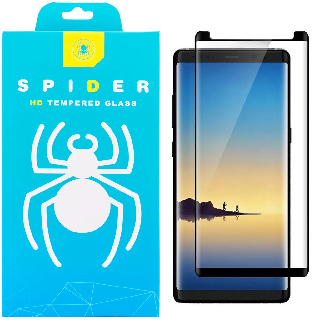 محافظ صفحه نمایش 3D اسپایدر مدل SH23 مناسب برای گوشی موبایل سامسونگ Galaxy Note 8