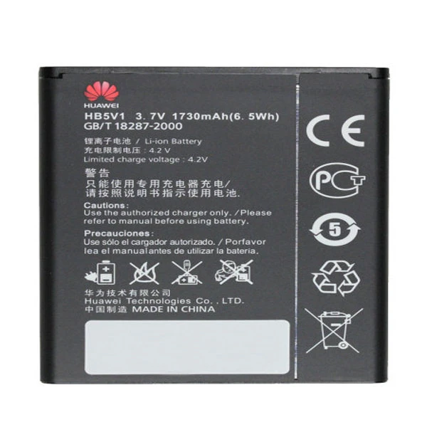 باتری مدل hb5v1 ظرفیت 1730 میلی امپر ساعت مناسب برای گوشی موبایل هوآوی Y300