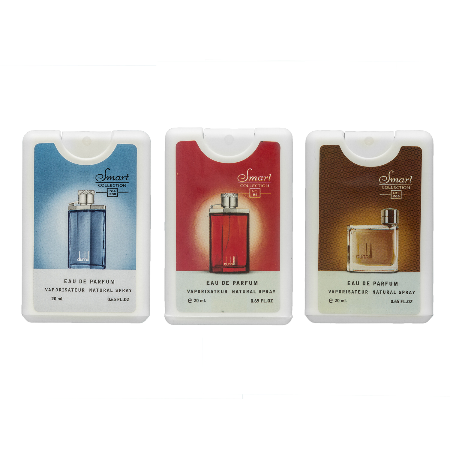  عطر جیبی مردانه اسمارت مدل DUNHIL حجم 20 میلی لیتر مجموعه 3 عددی 