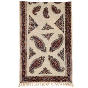 رومیزی قلمكار ممتاز اصفهان اثر عطريان  طرح ترنج مدل G149 سایز 60*200
