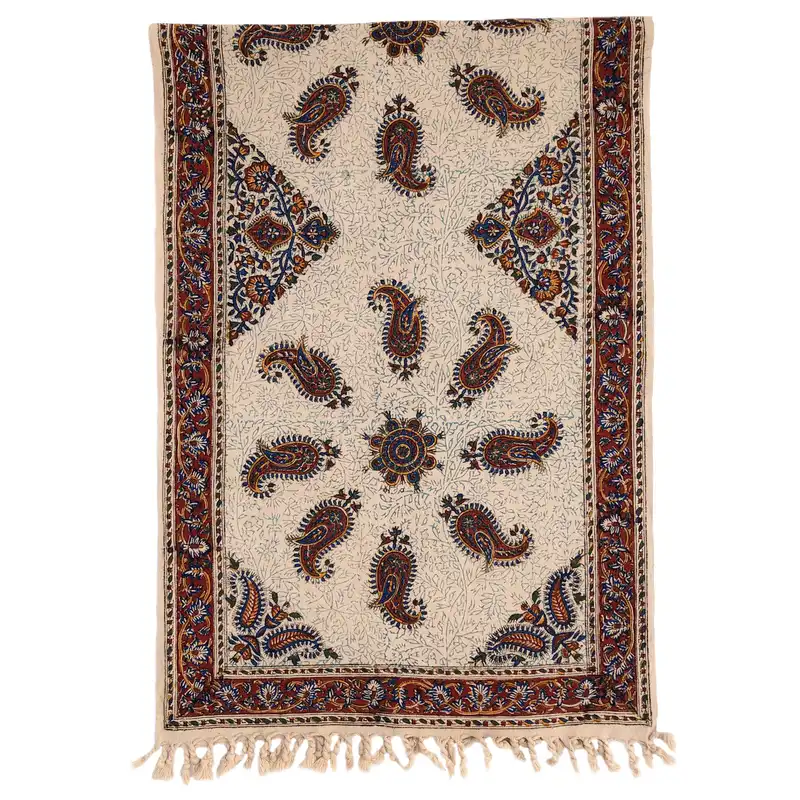 رومیزی قلمكار ممتاز اصفهان طرح ترنج مدل G150