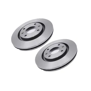 دیسک چرخ جلو کد 02 مناسب برای پژو 207 و پژو 206 تیپ 5 و 6 بسته دو عددی 