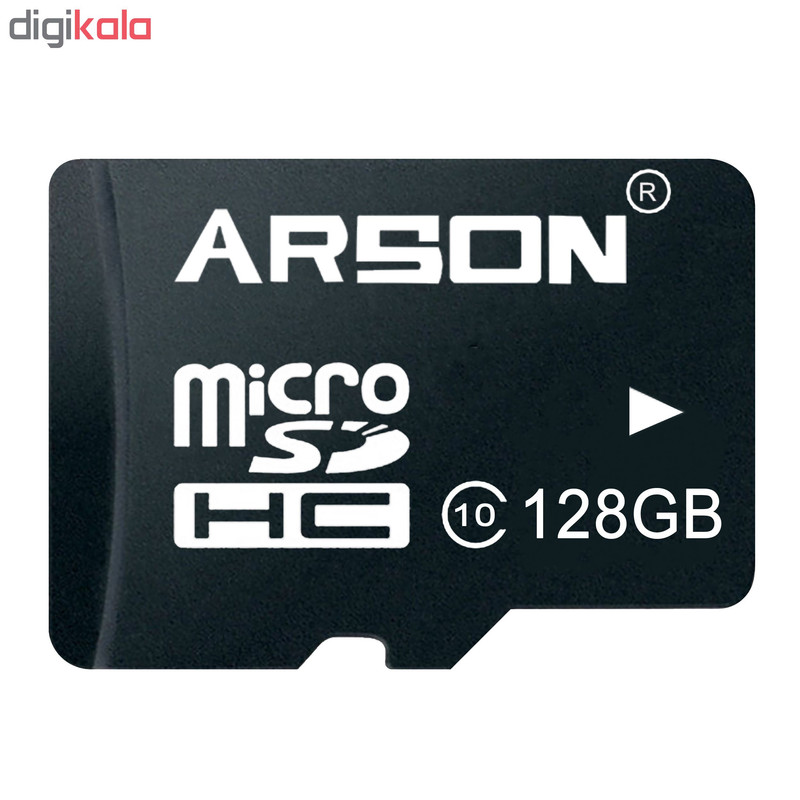 کارت حافظه microSDHC آرسون مدل AM-2128 کلاس 10 استاندارد U1 سرعت 80MBps ظرفیت 128 گیگابایت
