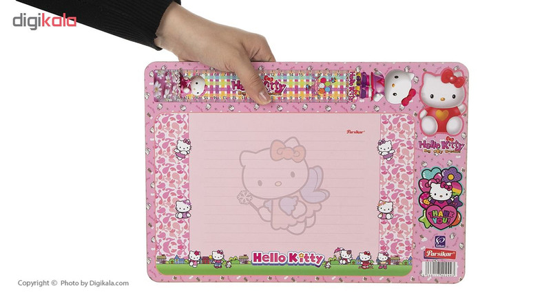 تخته وایت برد پارسیکار مدل Hello Kitty سایز 34×24 سانتی متر