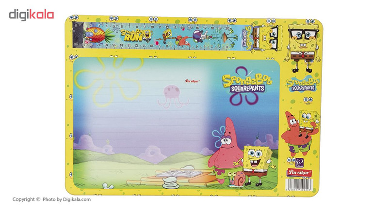 تخته وایت برد پارسیکار مدل Sponge Bob سایز 34 ×24 سانتی متر