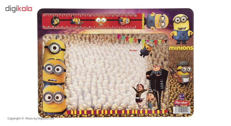 تخته وایت برد پارسیکار مدل Minions سایز 34×24 سانتی متر