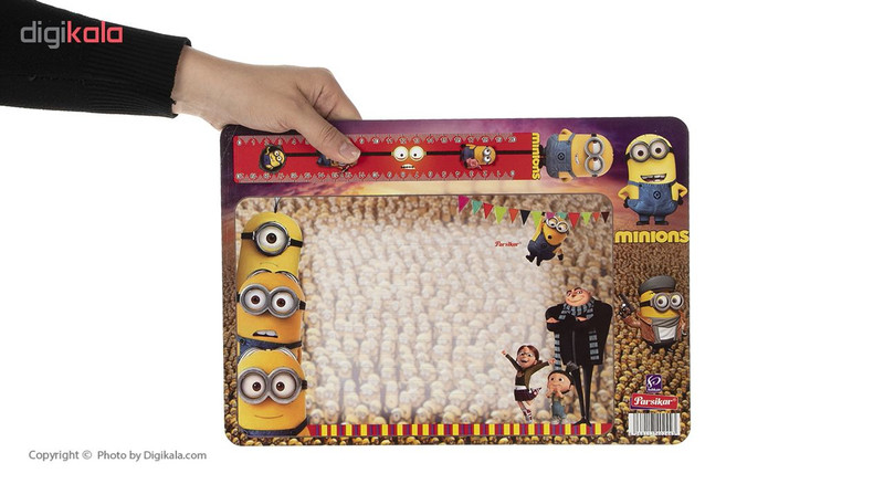 تخته وایت برد پارسیکار مدل Minions سایز 34×24 سانتی متر
