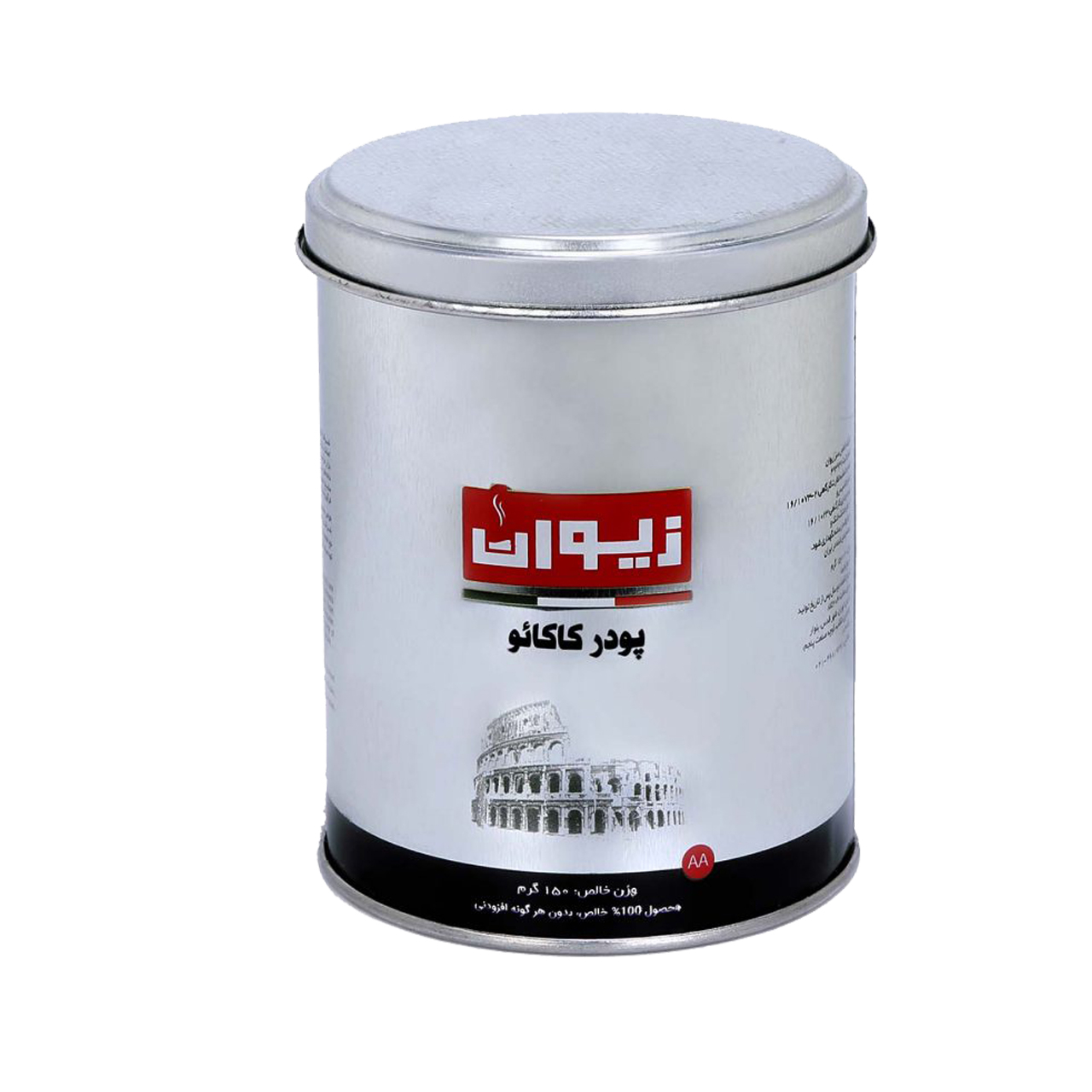 پودر کاکائو زیوان مقدار 150 گرم