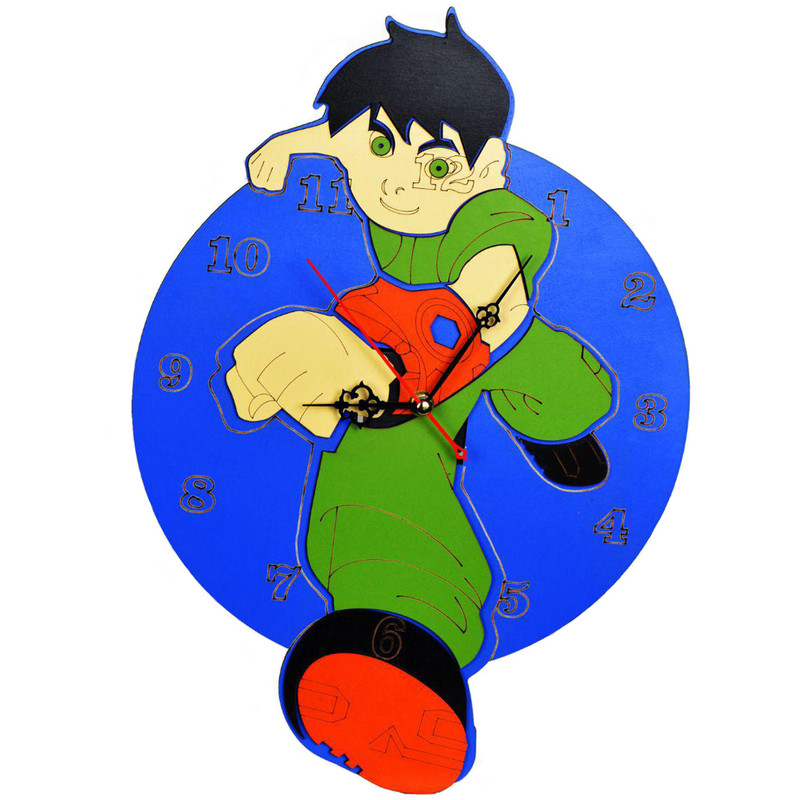 ساعت دیواری اتاق کودک طرح بن تن کد S10