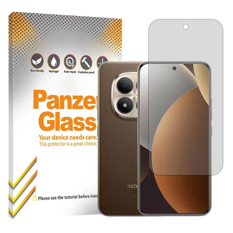 محافظ صفحه نمایش شفاف پنزر گلس مدل تمام چسب مناسب برای گوشی موبایل شیائومی Redmi Note 15 Pro Plus