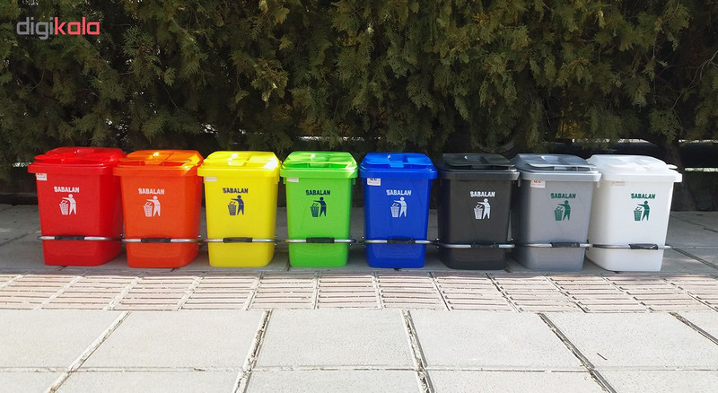 سطل زباله اداری سبلان کد 208/1 ظرفیت 40 لیتر