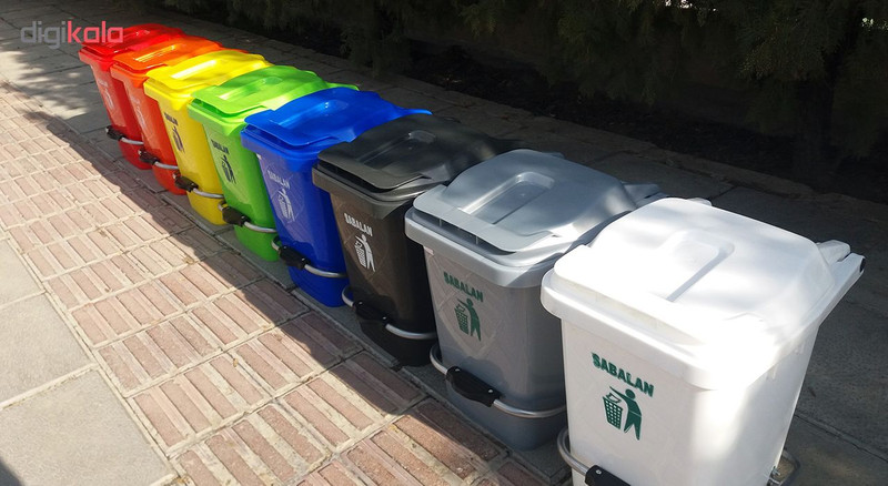 سطل زباله اداری سبلان کد 208/1 ظرفیت 40 لیتر