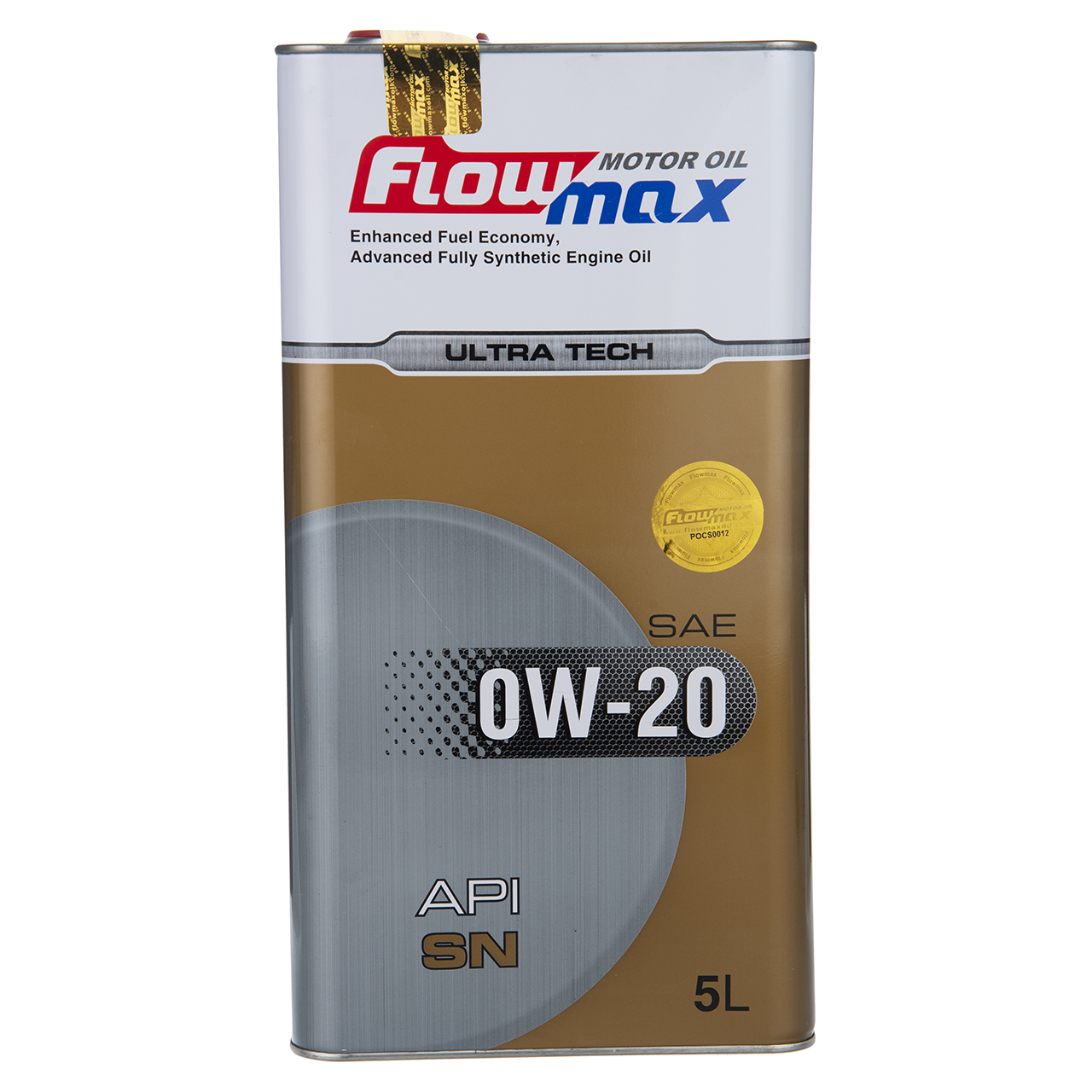 روغن موتور خودرو فلومکس مدل Ultra Tech 0W20 حجم 5000 میلی لیتر