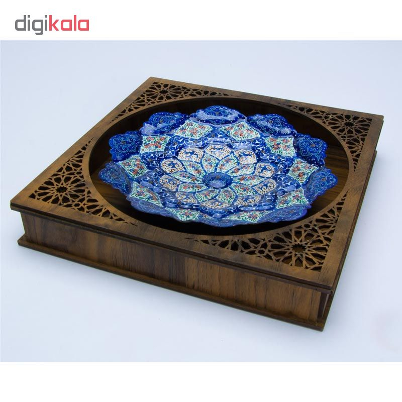قاب بشقاب میناکاری مدل 20 کد 7550117
