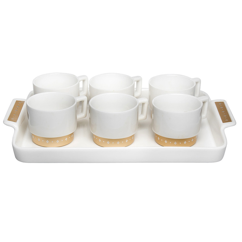 سرویس چای خوری 7 پارچه آمبر کد 1853