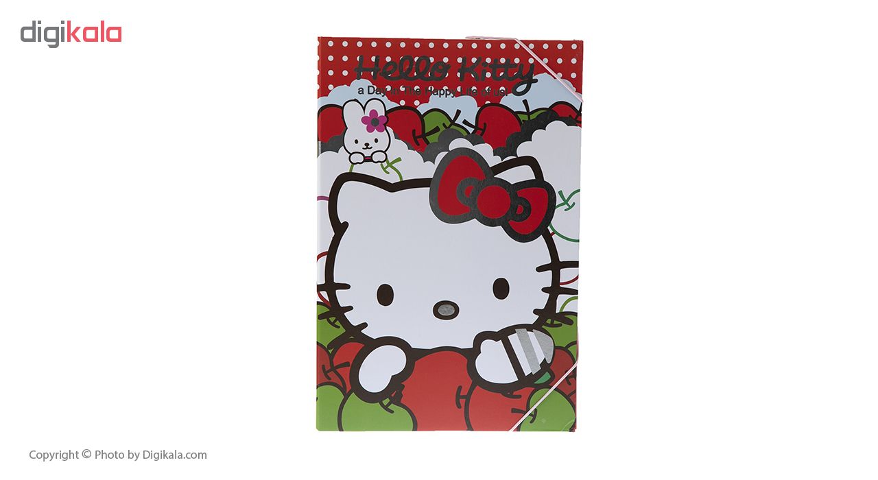 کلاسور کش دار مدل Red Hello Kitty