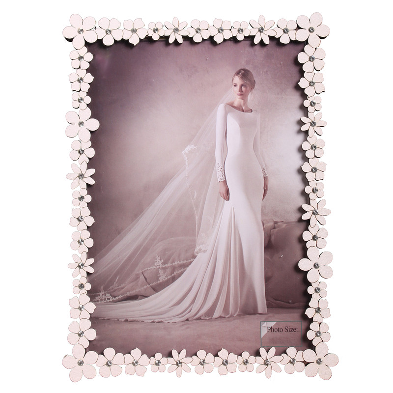 قاب عکس طرح گل نسترن کد 7 سایز 13×18 سانتی متر