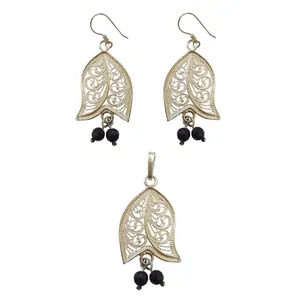 نیم ست نقره زنانه سیلک رود کد RM33