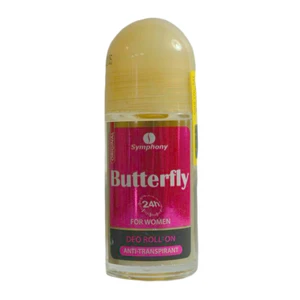 رول ضد تعریق زنانه سیمفونی مدل BUTTERFLY حجم 50 میلی‌لیتر