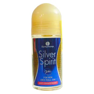 رول ضد تعریق مردانه سیمفونی مدل SILVER SPIRIT حجم 50 میلی لیتر