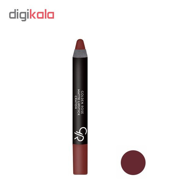 رژلب مدادی گلدن رز مدل Crayon شماره 02