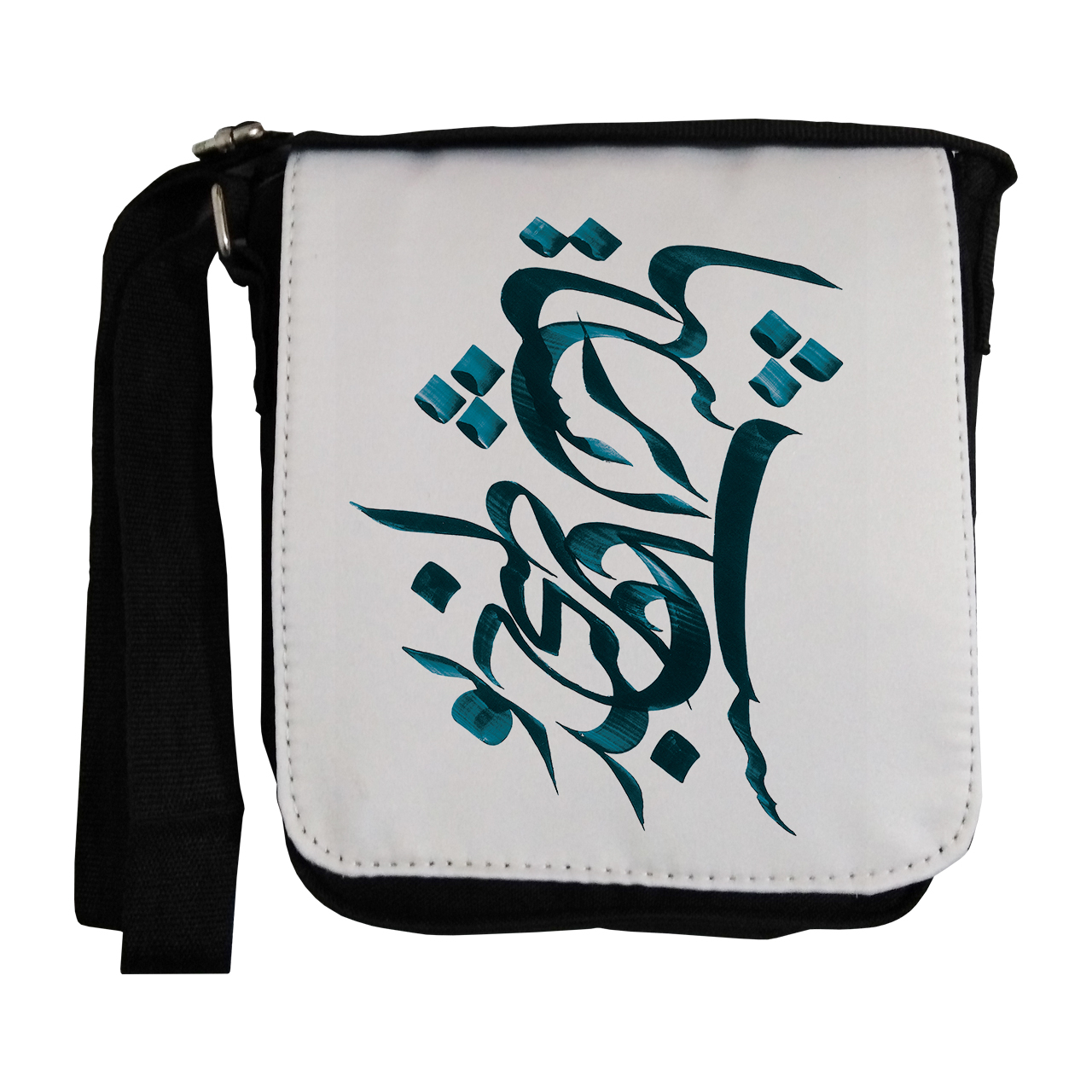 کیف رودوشی مردانه طرح خوشنویسی مدل EKM07 تک سایز