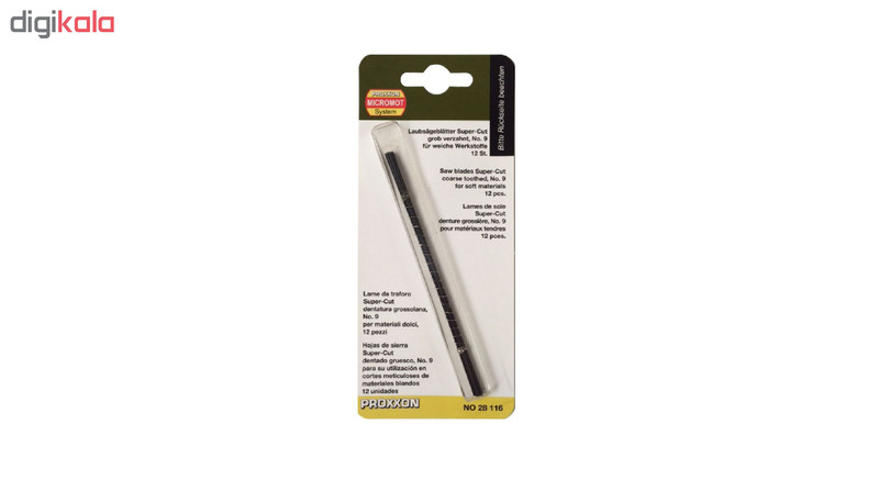 تیغه‌ اره مویی پروکسون مدل 28116 بسته 12 عددی
