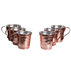 لیوان مسی جمال عباسی کد ZH108 مجموعه 6 عددی