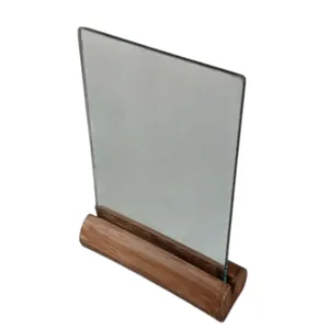 آینه رومیزی مدل مستطیل طرح چوب