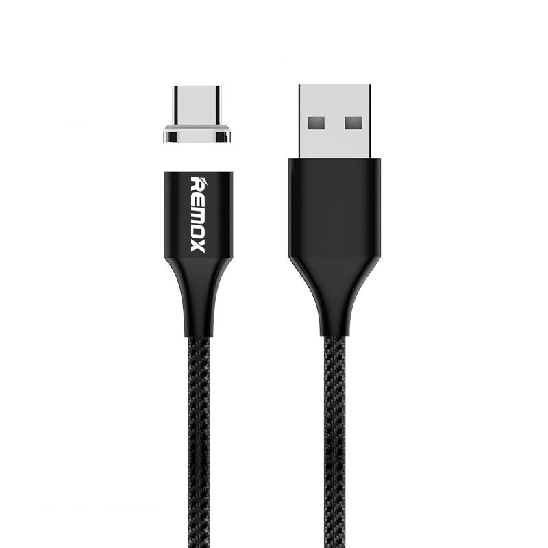 کابل تبدیل مغناطیسی USB به USB-C ریمکس مدل RC-200 طول 1 متر