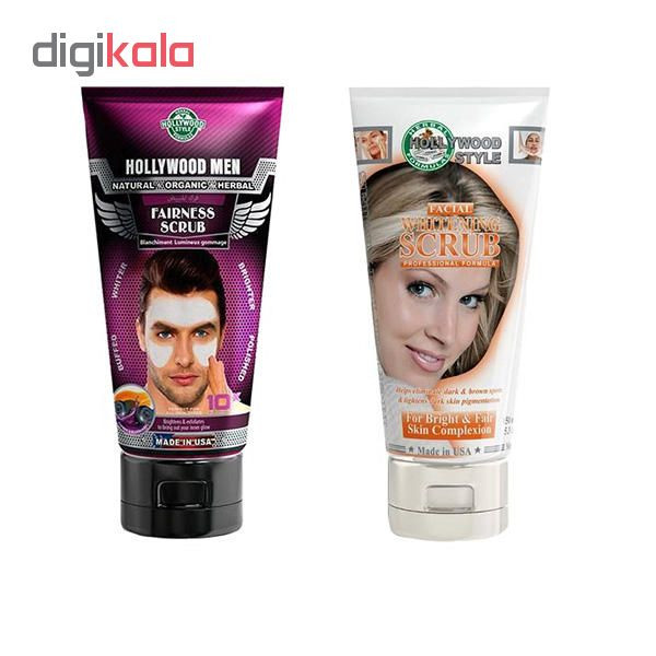 لایه بردار صورت هالیوود استایل مدل WHITENING حجم 150 میلی لیتر و لایه بردار صورت مدل fairness حجم 150میلی لیتر