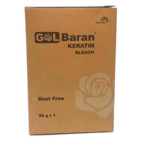 پودر دکلره گلباران مدل keratin bleach وزن 50 گرم