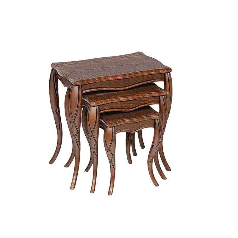 میز عسلی مدل classic n 019 مجموعه 3 عددی