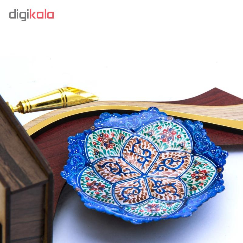 تندیس میناکاری طرح قلمدان کد 7550104